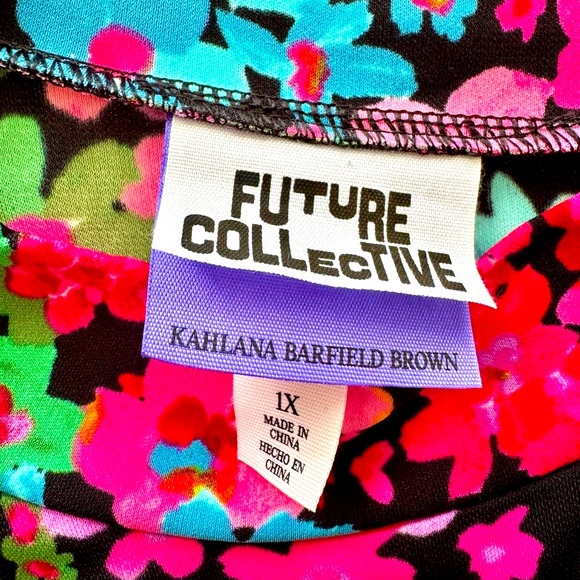 Floral 51 inches Future Collection Bodycon Dress - Picture 4 of 7